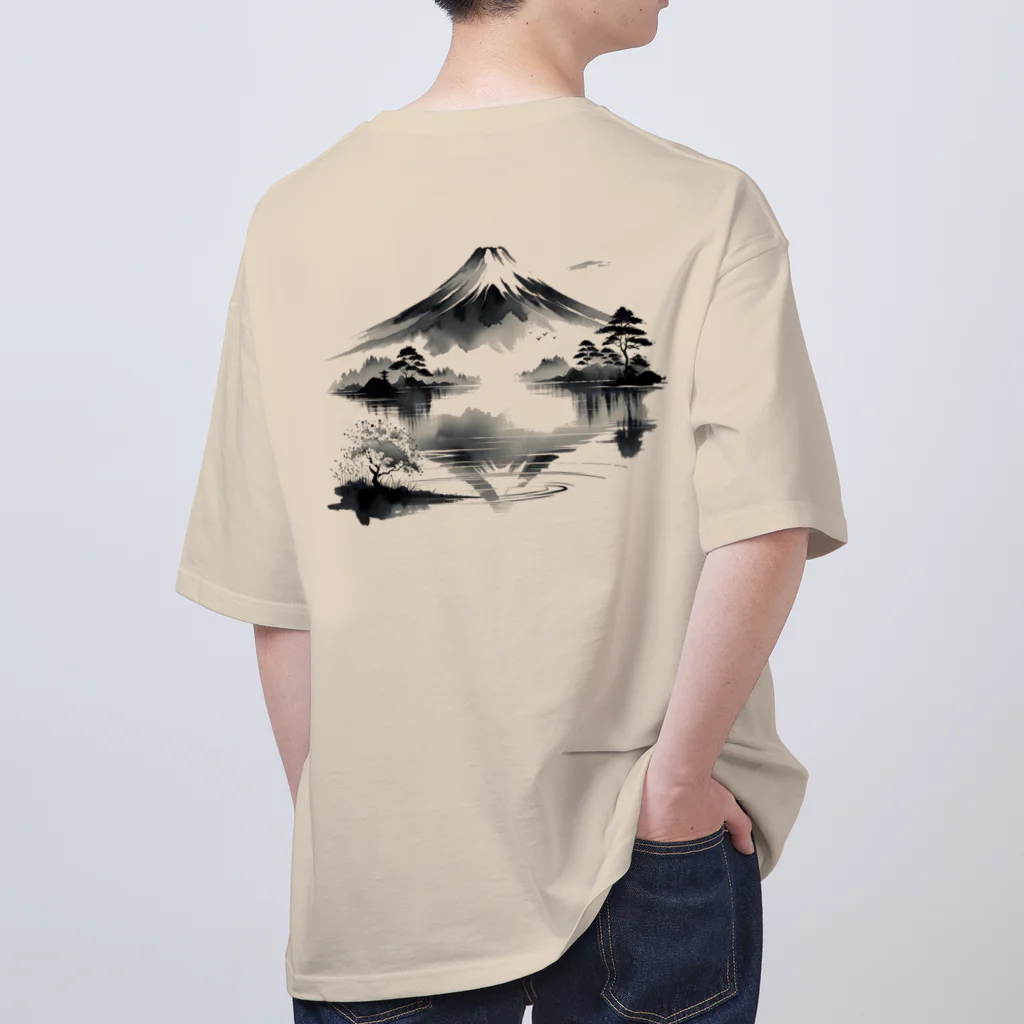 WAFU_JAPANのMirroring Mt.Fuji オーバーサイズTシャツ