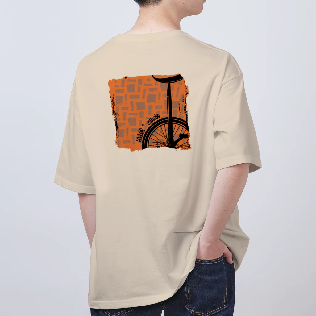 360°clubのWall pattern Oversized T-Shirt