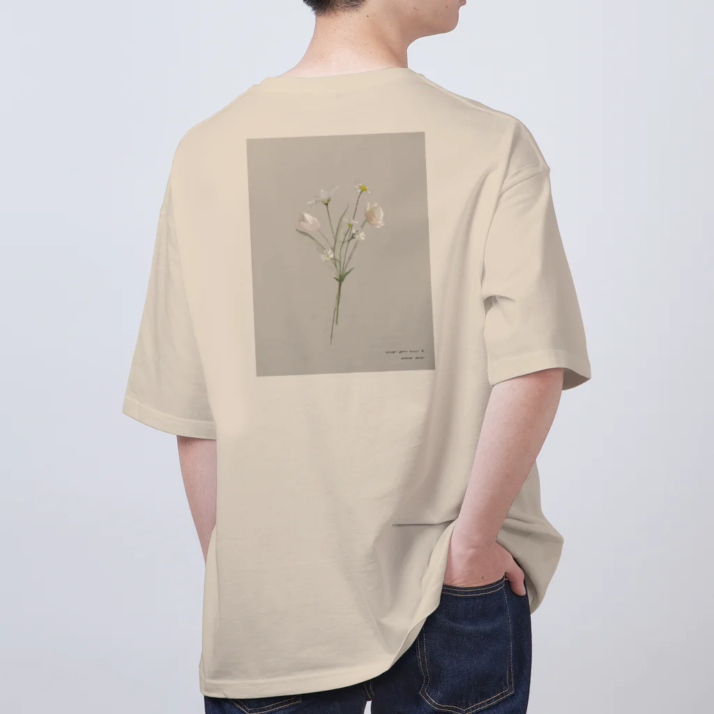 rilybiiの💐 Hanataba . grayish pale color . オーバーサイズTシャツ