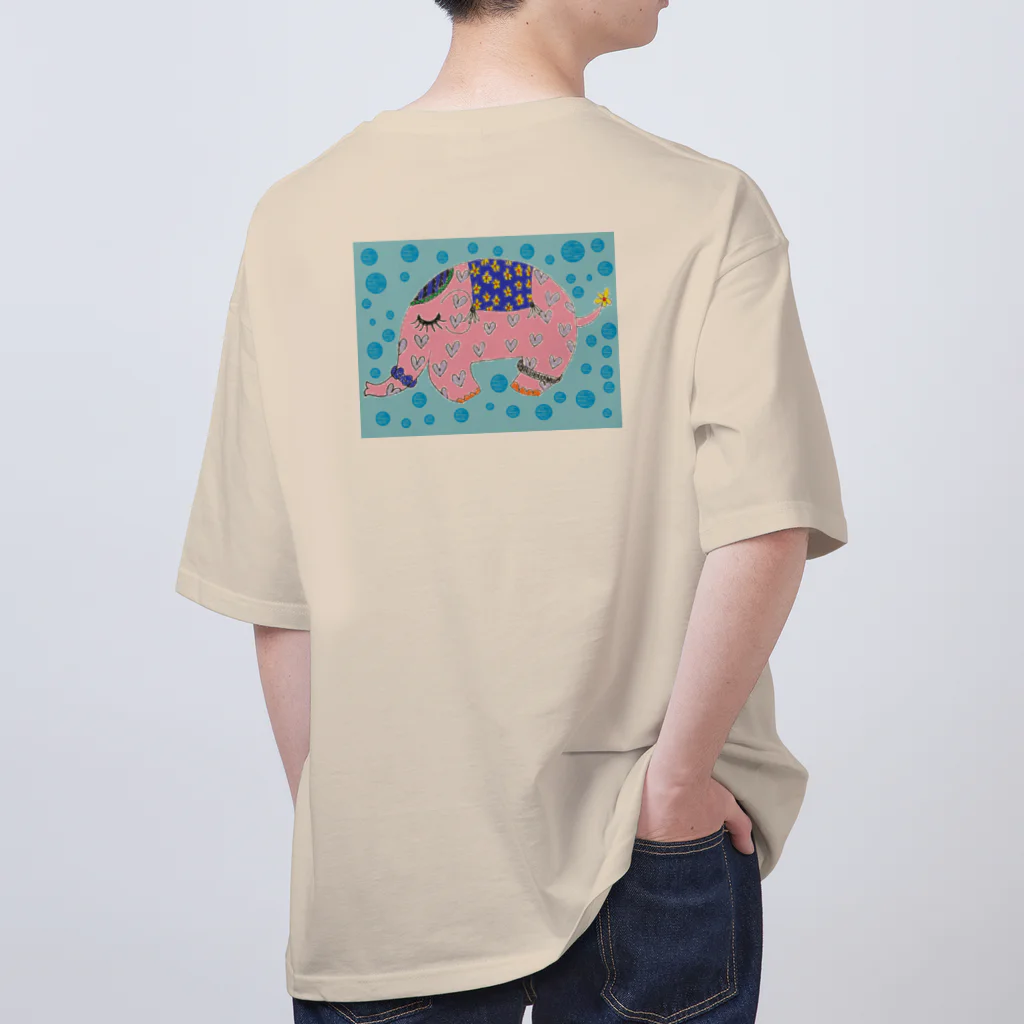 ピンクの象のピンクの象 Oversized T-Shirt