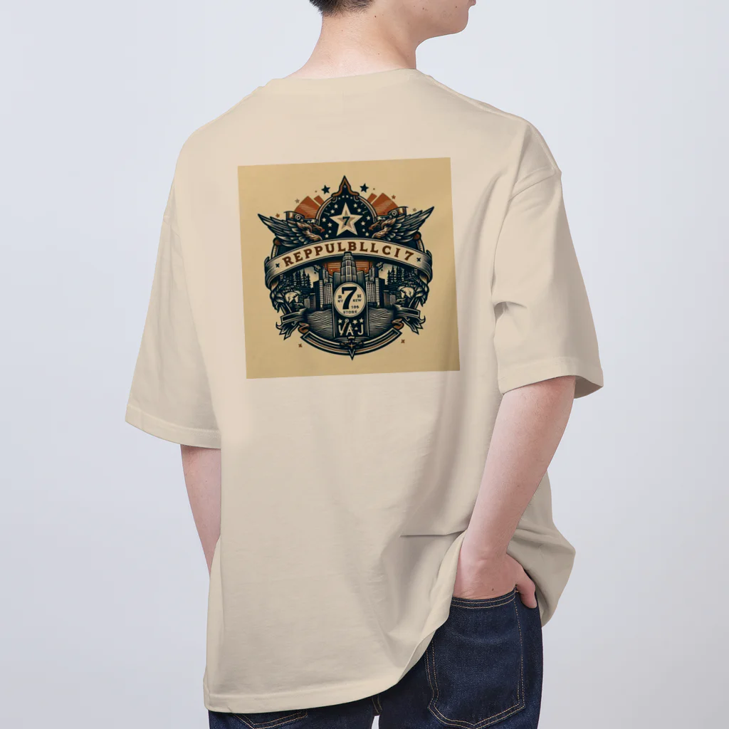 REPUBLIC_7_storeのREPUBLIC_7_store  ロゴ　アイテム Oversized T-Shirt