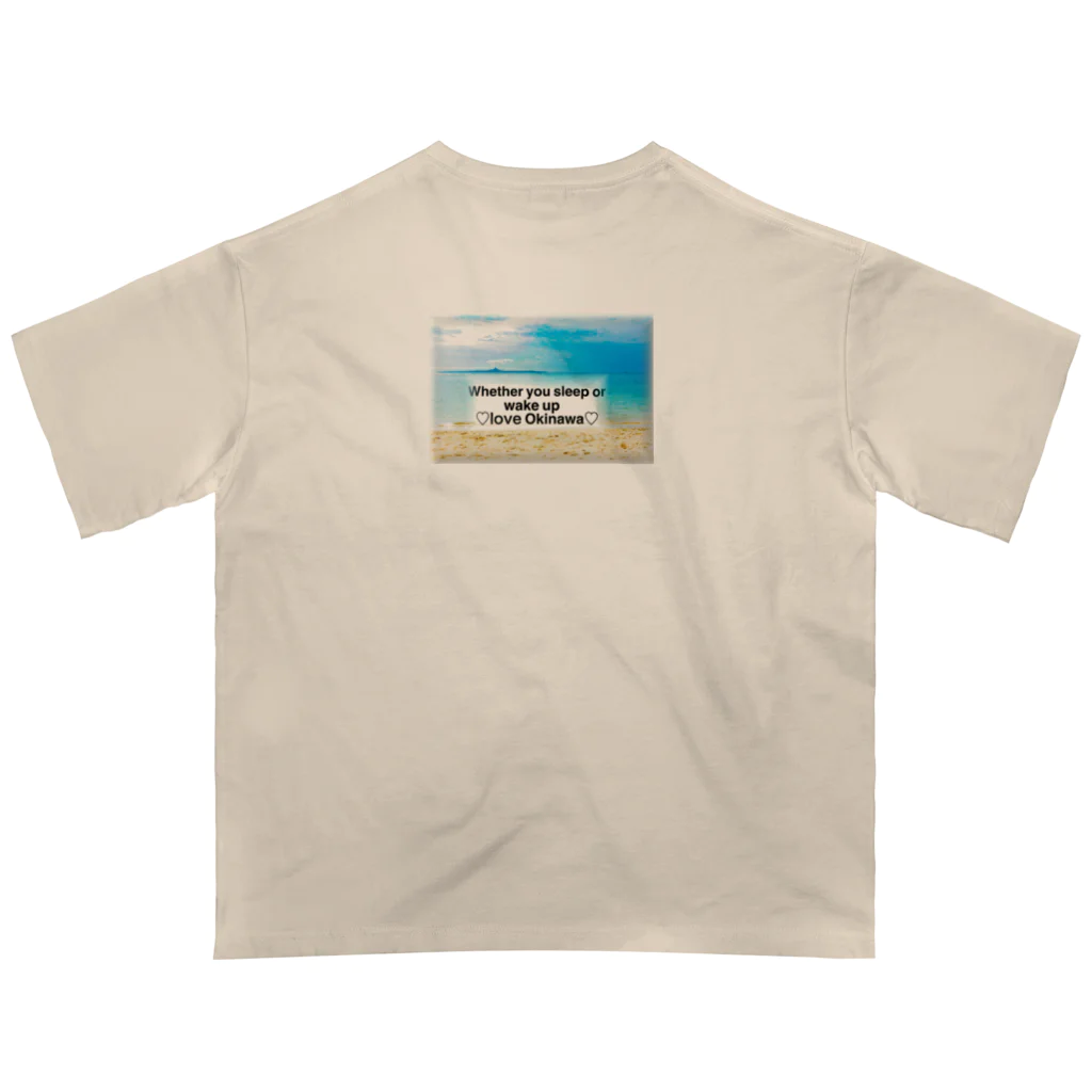 沖縄大好きシーサーちゃんの夏恋しい🌺沖縄🏝Going オーバーサイズTシャツ