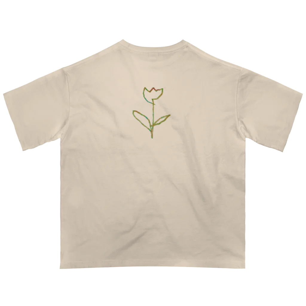 rilybiiの虹色 Tulip オーバーサイズTシャツ