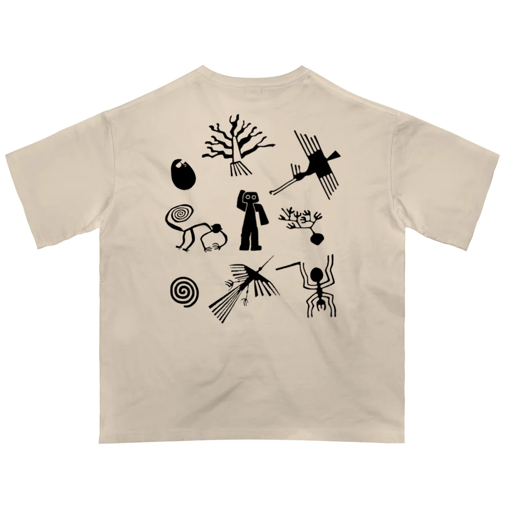 Culture Clubの[ Culture Club ] 地上絵 Oversized T-sh① オーバーサイズTシャツ