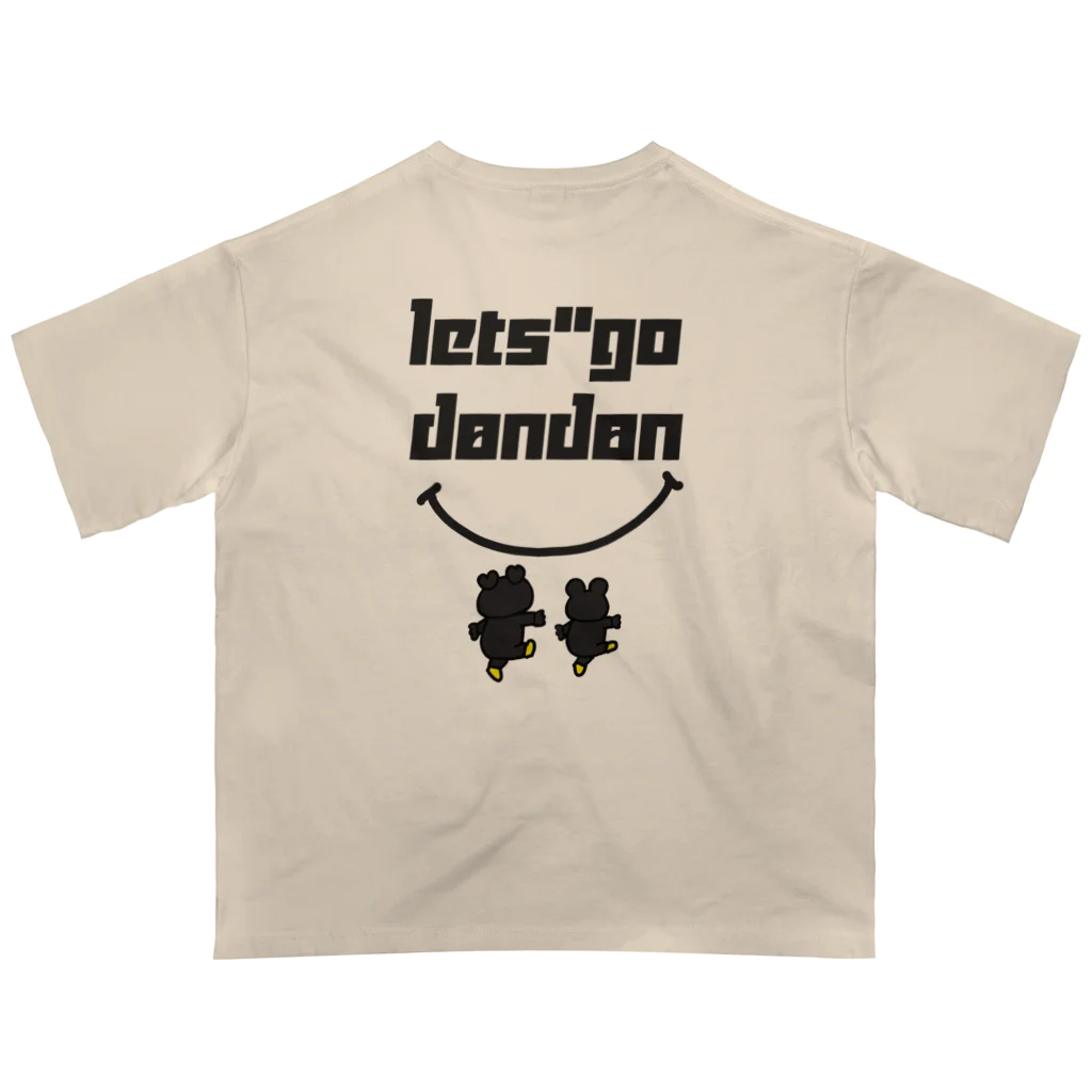 レッツゴーＤＯＮＤＯＮのシルエットＤＯＮＤＯＮとねずみくん オーバーサイズTシャツ