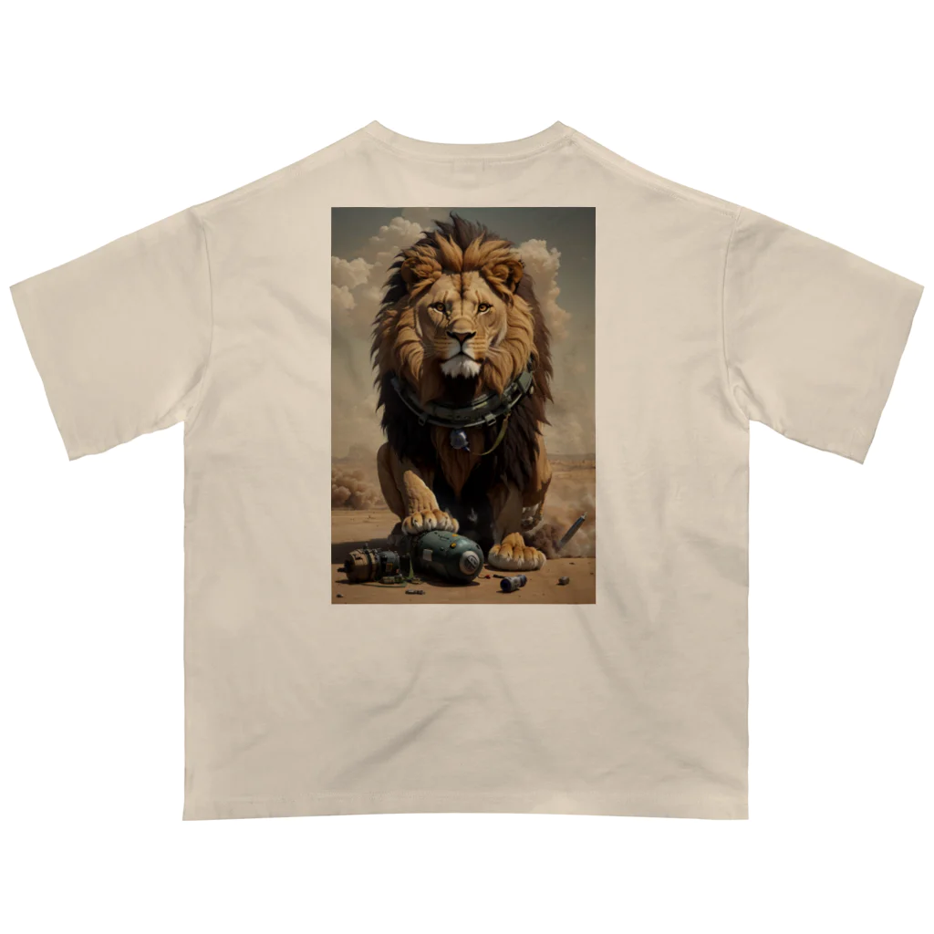 Yoma-chrisのLion Lion TT オーバーサイズTシャツ