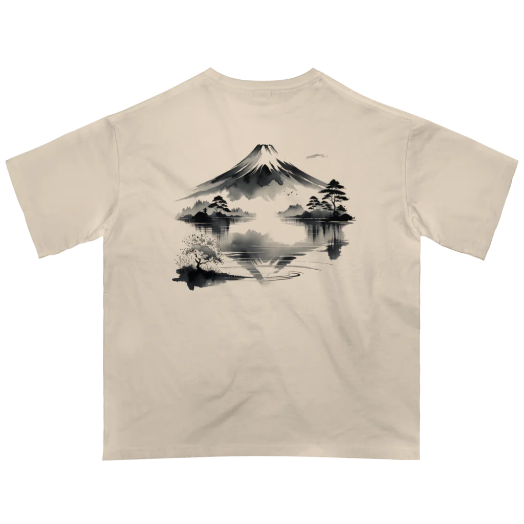 WAFU_JAPANのMirroring Mt.Fuji オーバーサイズTシャツ
