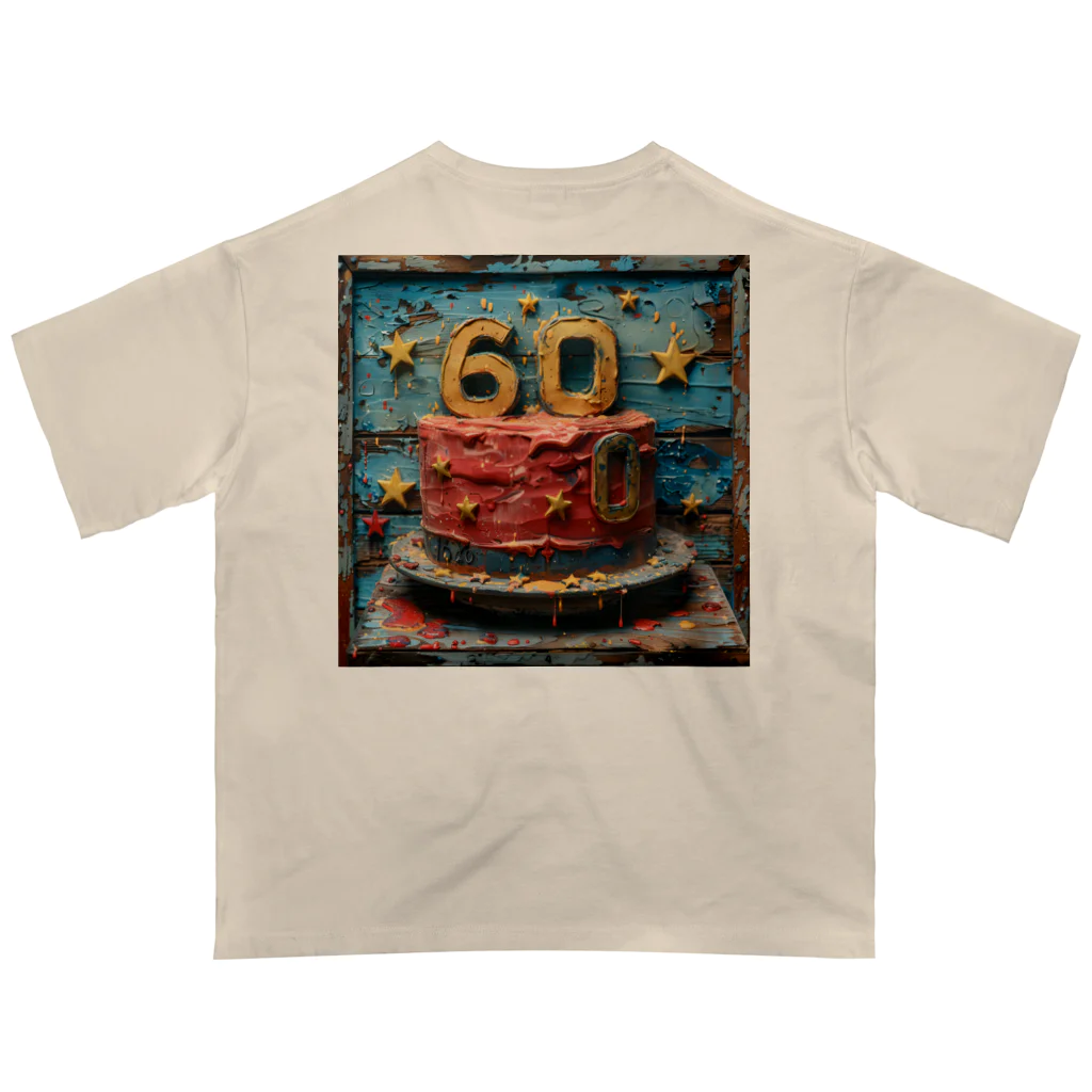 dakkyの還暦祝い「永遠のロック」3 Oversized T-Shirt