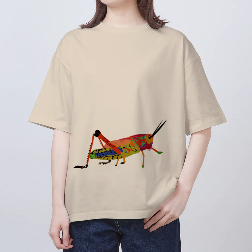 Drecome_Designのバッタ オーバーサイズTシャツ