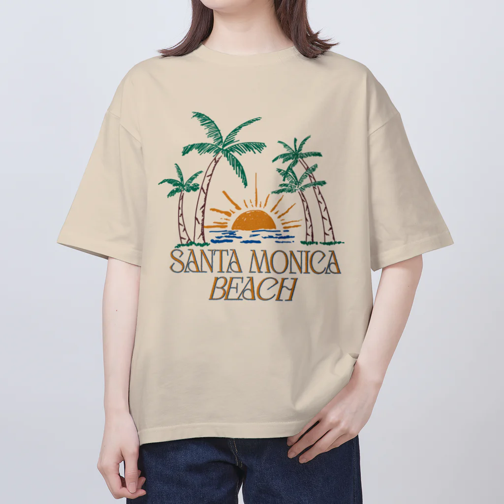 onigiri-dayoの🌴サンタモニカビーチ🌴 オーバーサイズTシャツ