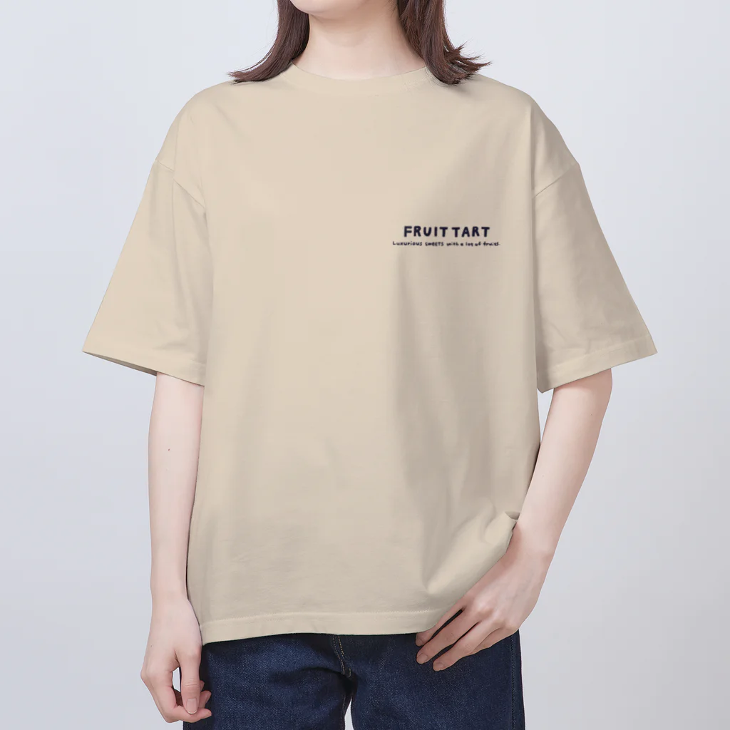 takemARTのフルーツいっぱいタルト Oversized T-Shirt