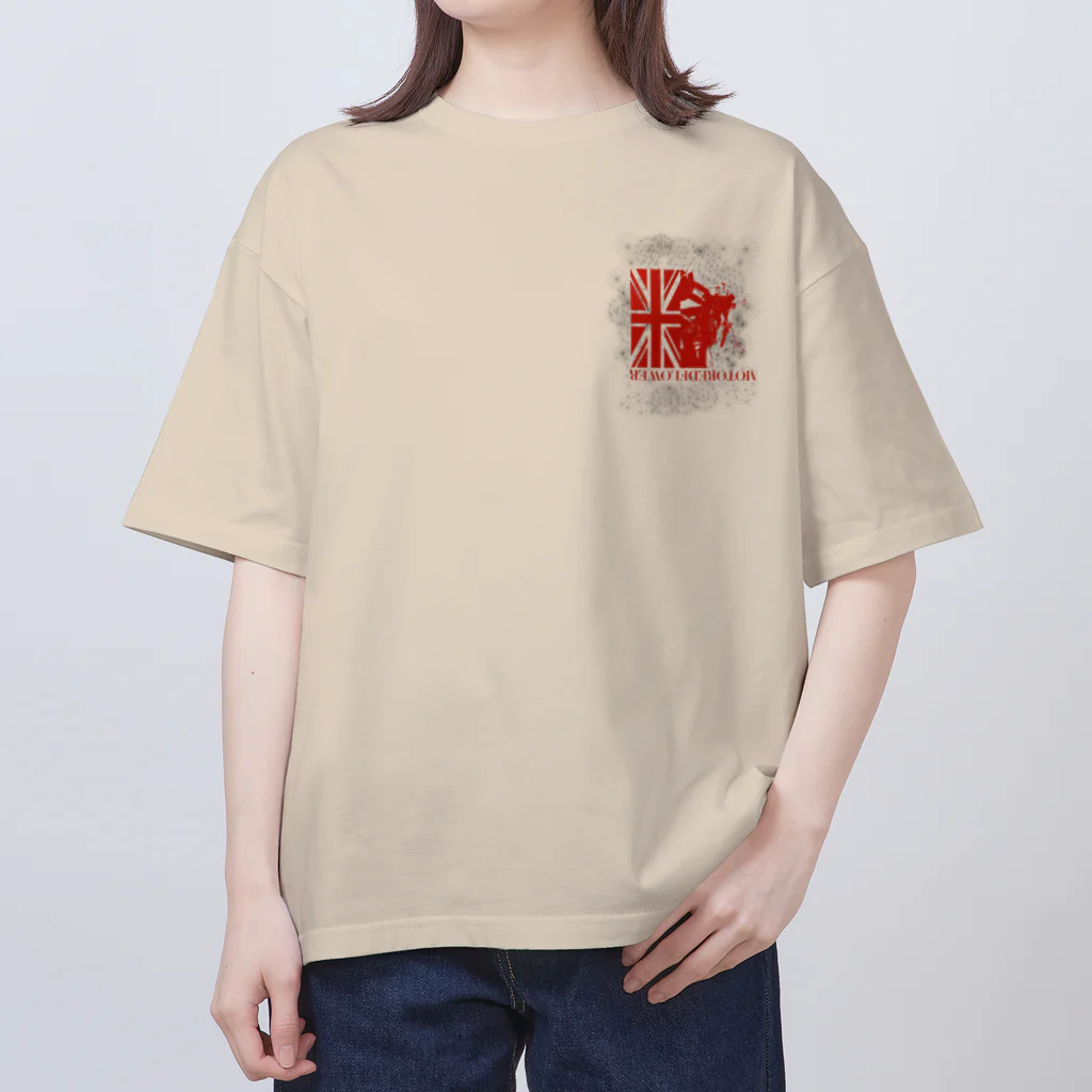 SOKICHISAITOのMOTOREDFLOWER ShiroiHana REDROGO Oversized T-Shirt