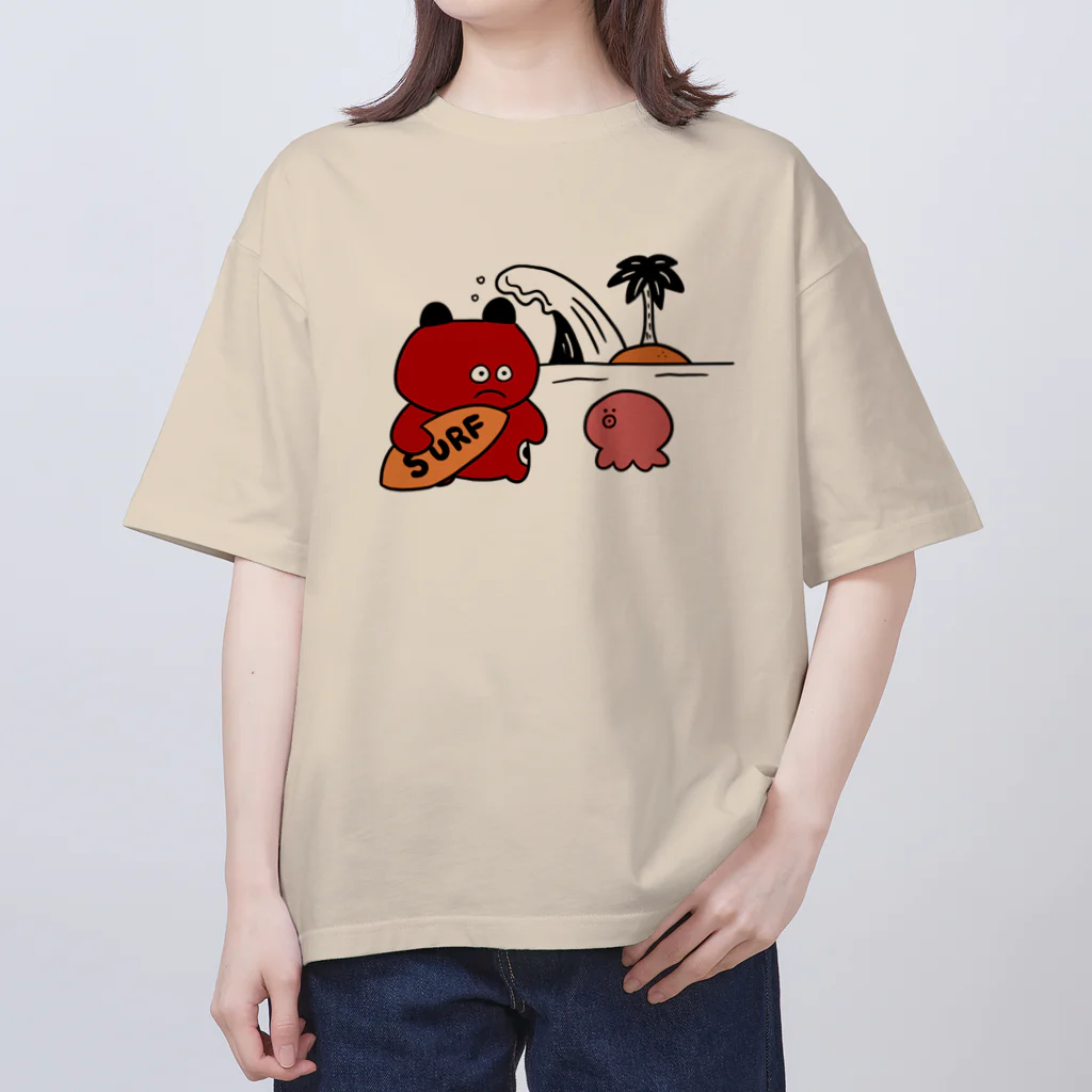 とんかつ太郎の店のあかべこの夏 Oversized T-Shirt