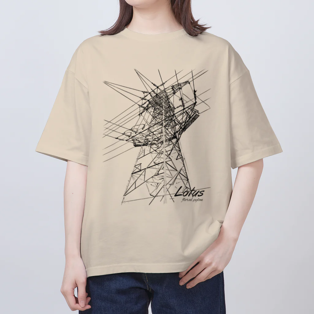 ダムダムのロータス Oversized T-Shirt