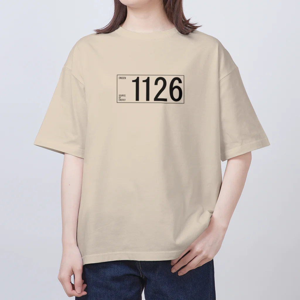 温泉グッズ@ブーさんとキリンの生活の1126(ダークグレー) Oversized T-Shirt