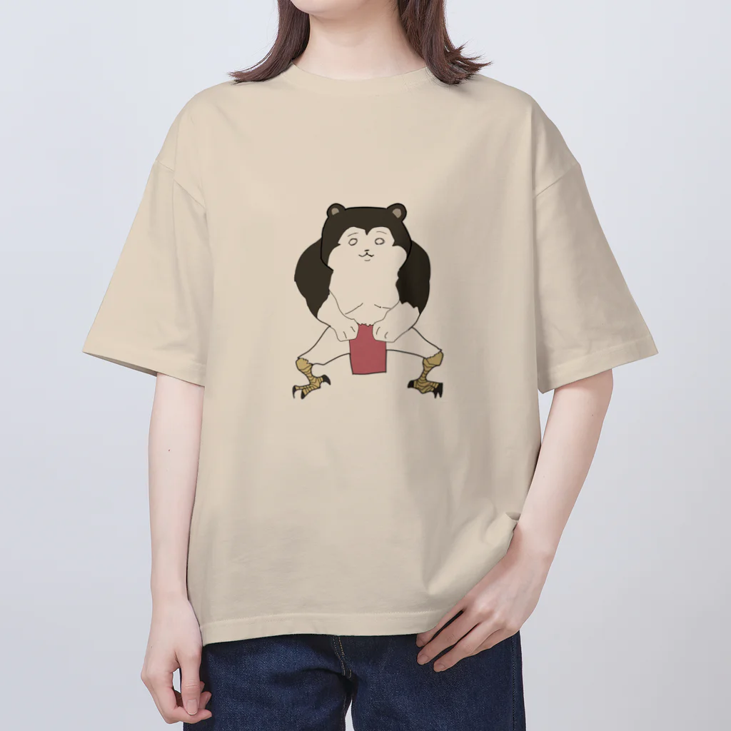 TORA-BASAMIのチキンレッグ オーバーサイズTシャツ