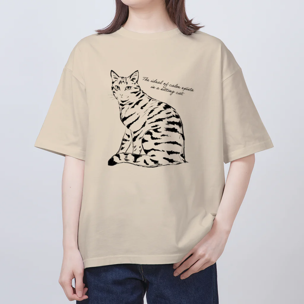 はるさめ商店のキジトラ Oversized T-Shirt