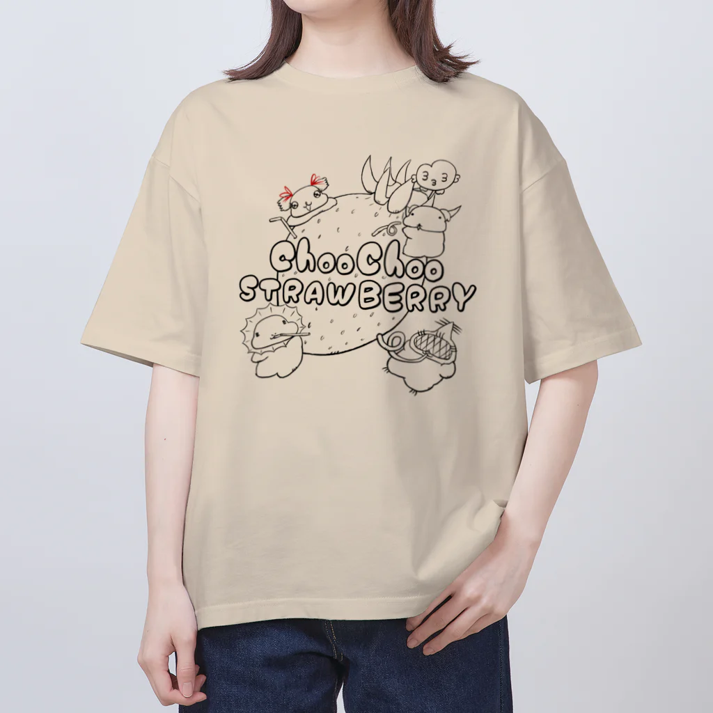 まるちょ屋のチューチューストロベリー🍓 オーバーサイズTシャツ