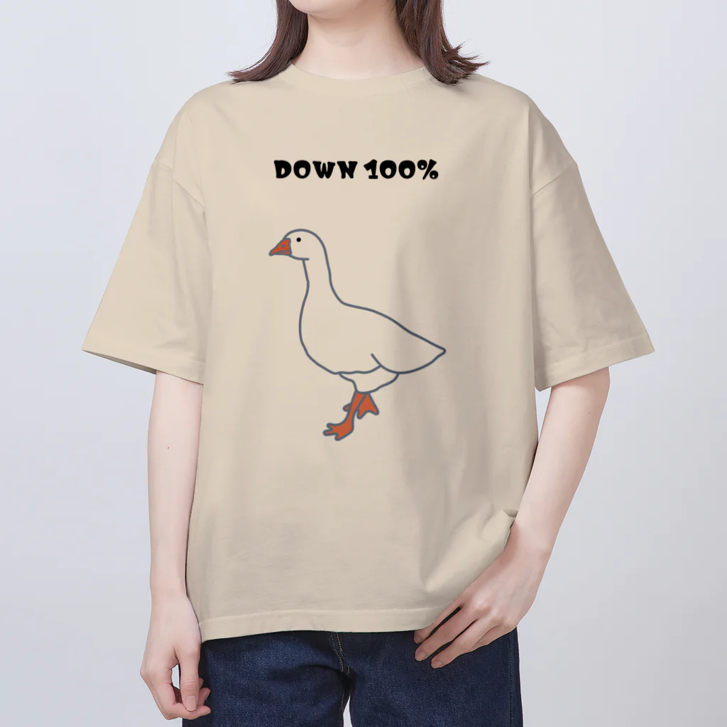 ハナのお店の羽毛１００％ オーバーサイズTシャツ
