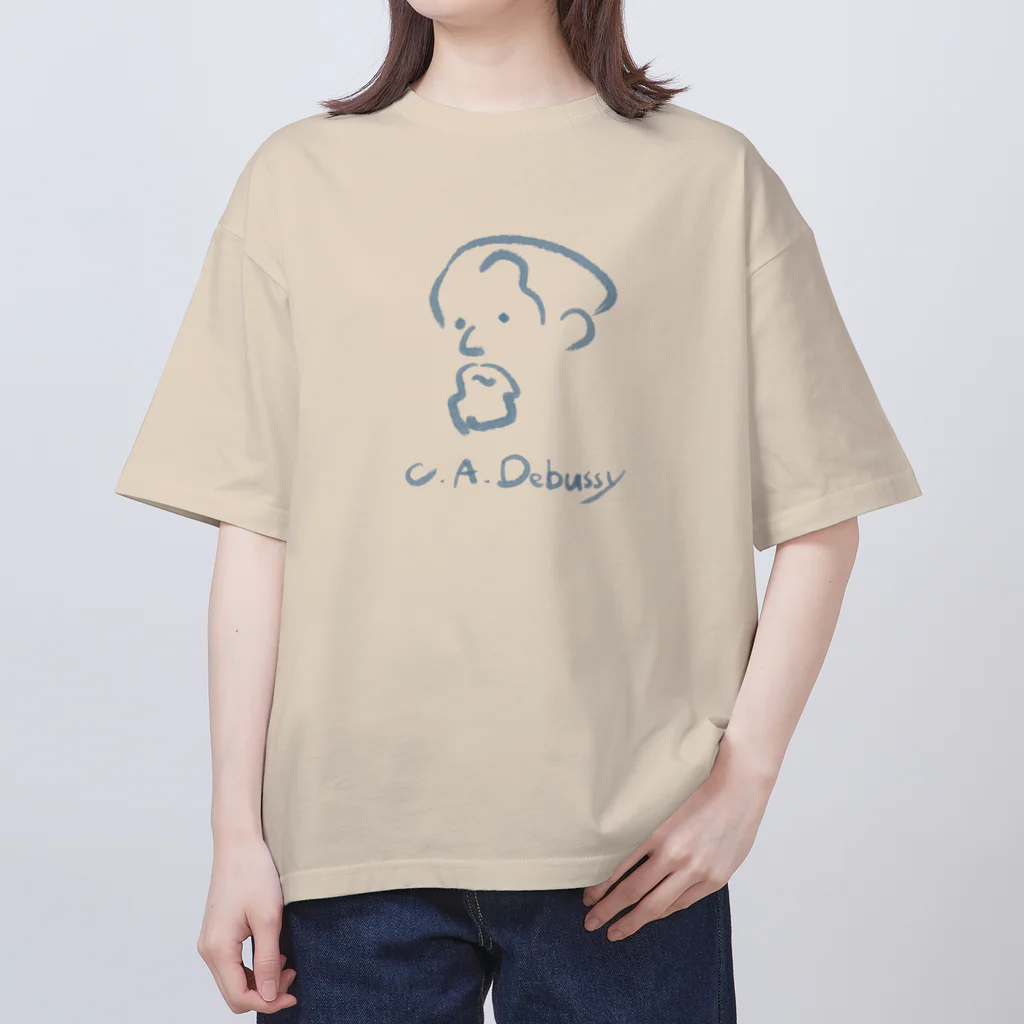 OSHIYOMANのドビュッシー　C.A.Debussy オーバーサイズTシャツ