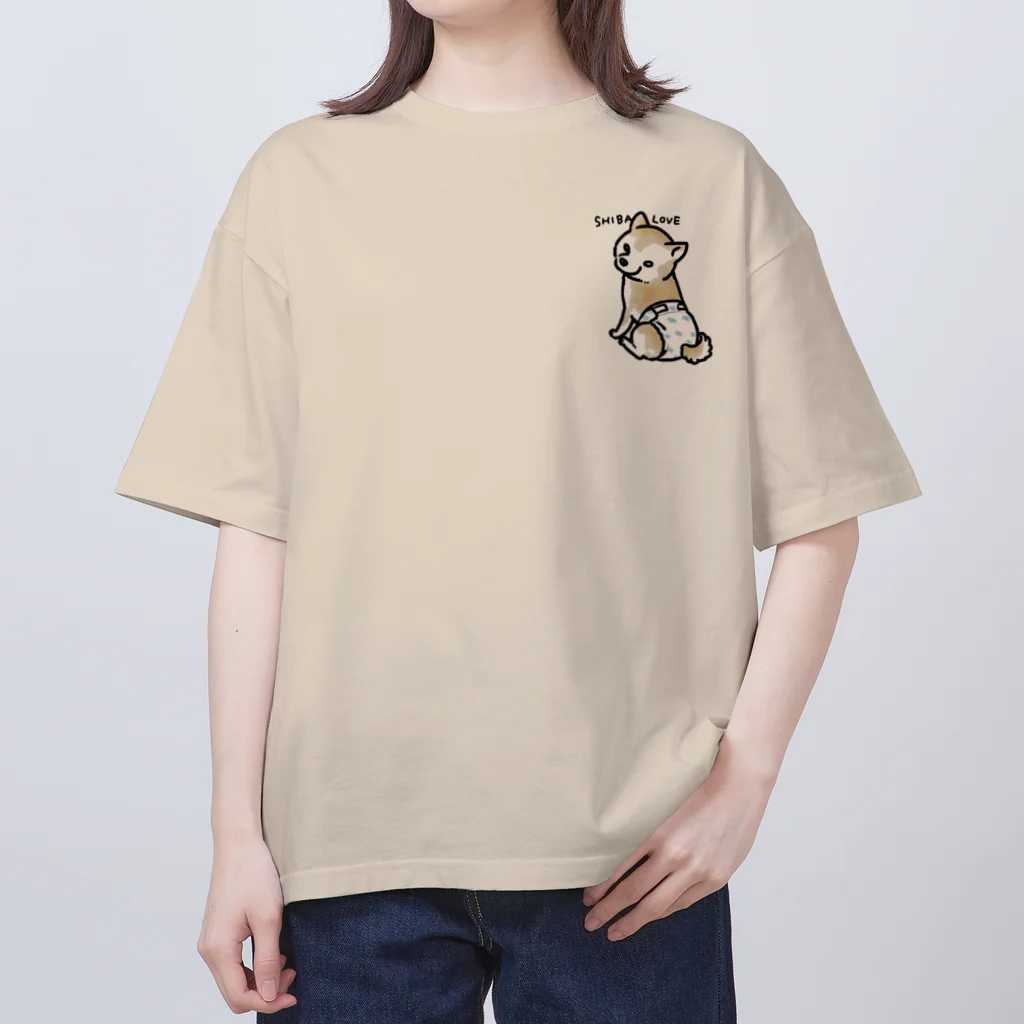 真希ナルセ（マキナル）のオムツ柴（しばらぶ） Oversized T-Shirt