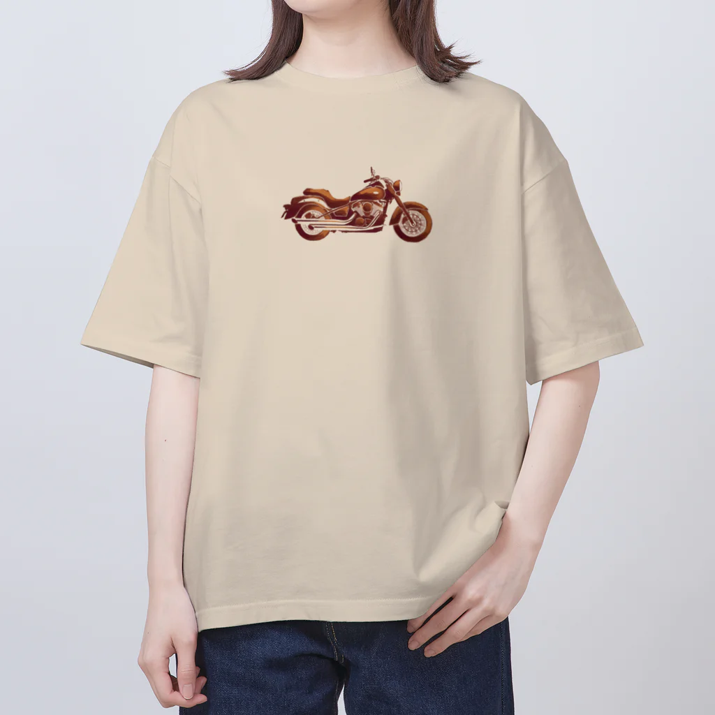 カササギの巣のアメリカンバイク乗ろうぜ！お前バイクな Oversized T-Shirt