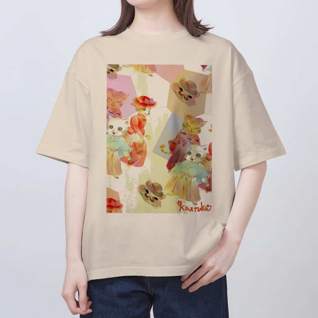 kaxtukaの猫ロマ Oversized T-Shirt