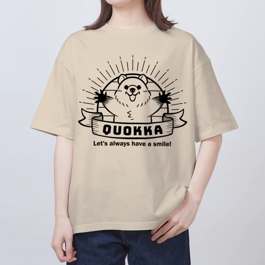 AddictCreateのSmile Quokka Oversized T-Shirt