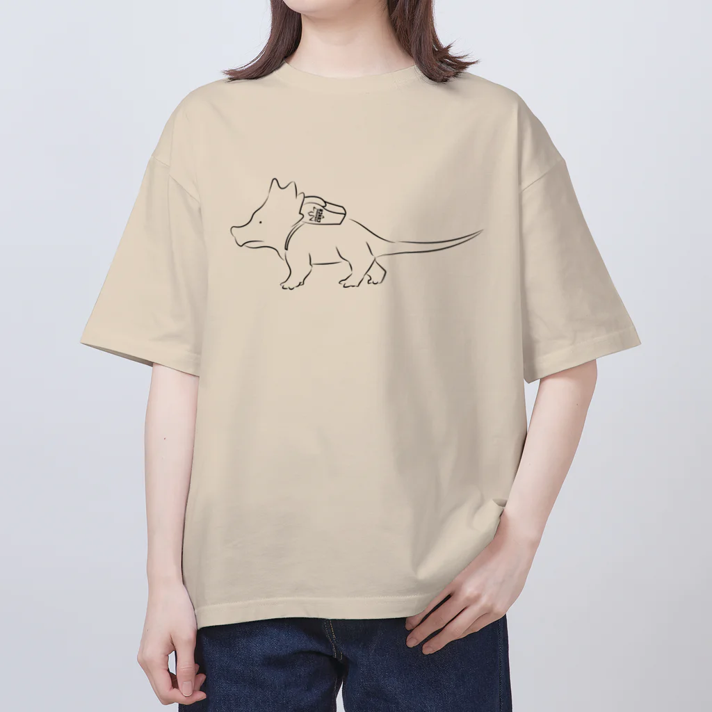 Owl and Potato Creationのスティラコサウルス 子供 ジュラシックランチ オーバーサイズTシャツ