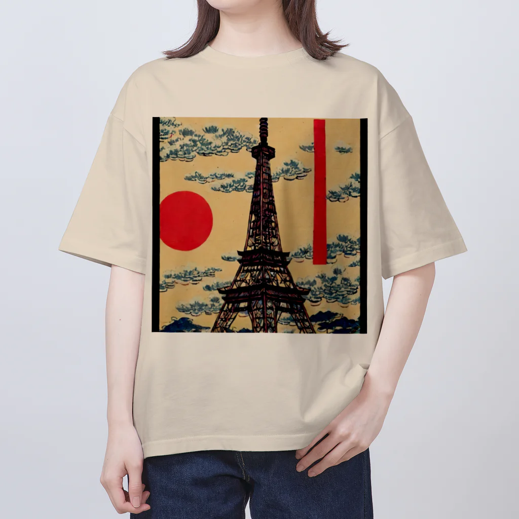 ozizousanのtokyotower8 オーバーサイズTシャツ