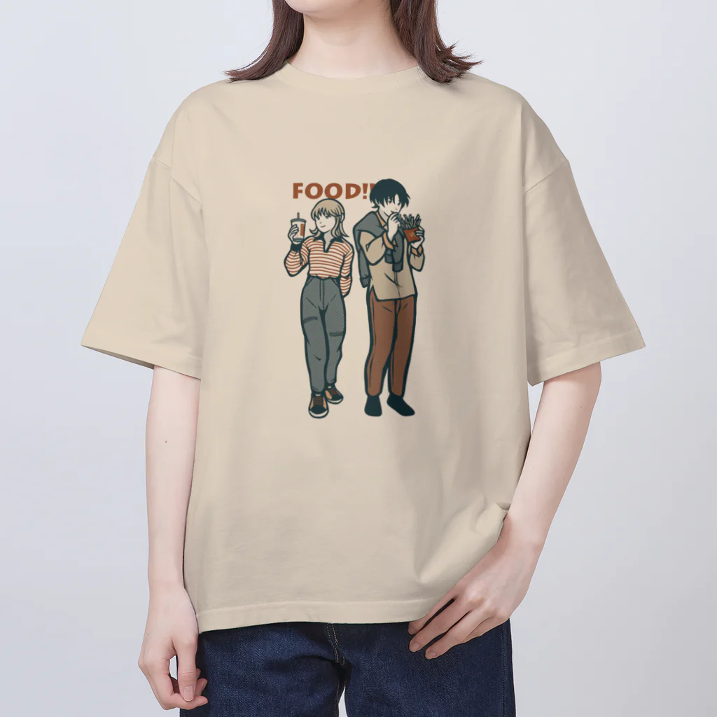 モナカのFOOD!! オーバーサイズTシャツ