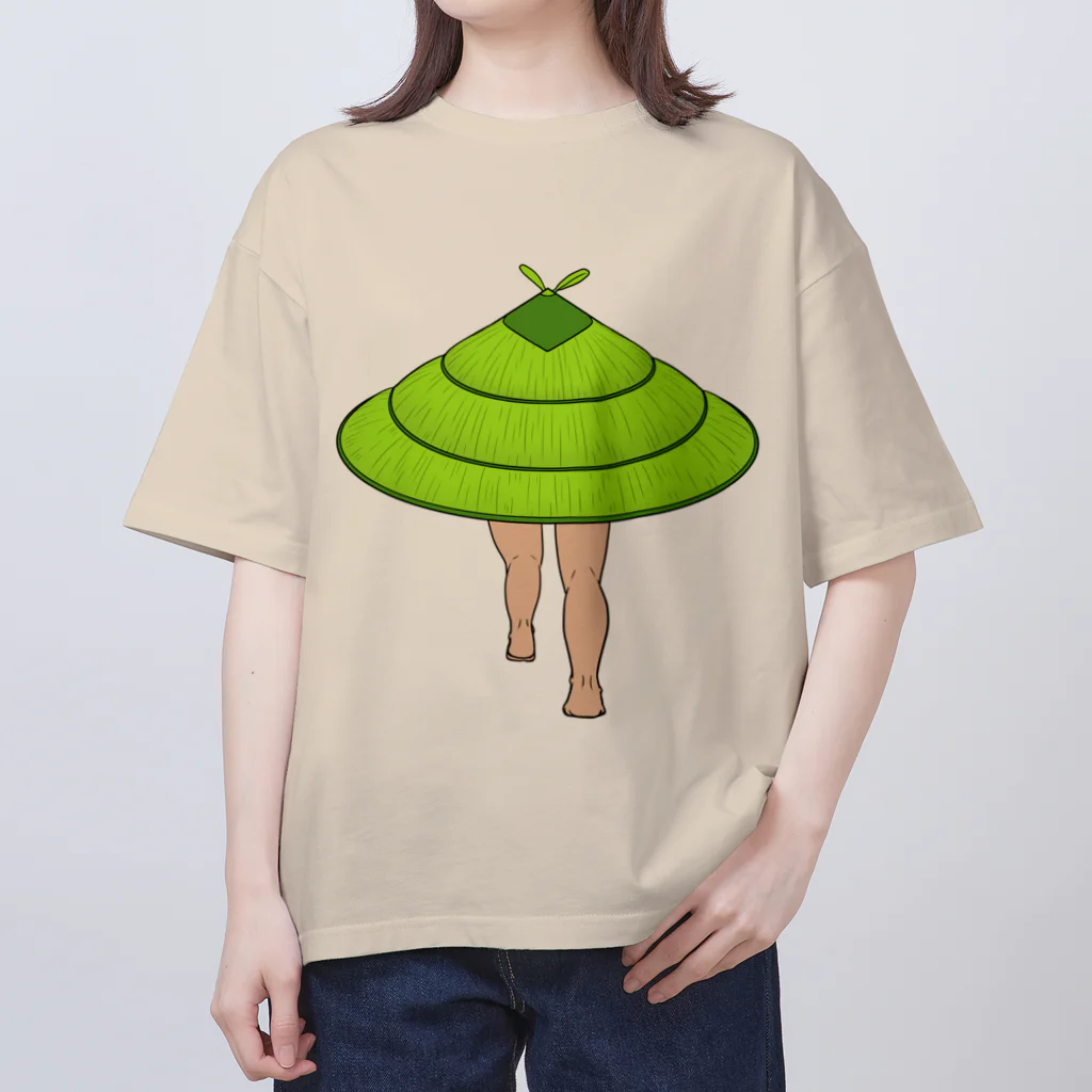 dougaseiseitokoroの足の生えた笠 Oversized T-Shirt