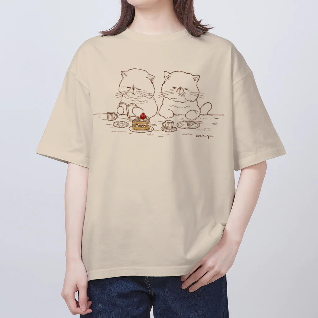 coeur.yu（クードットユー）のうたた寝はケーキを食べてから（new） オーバーサイズTシャツ