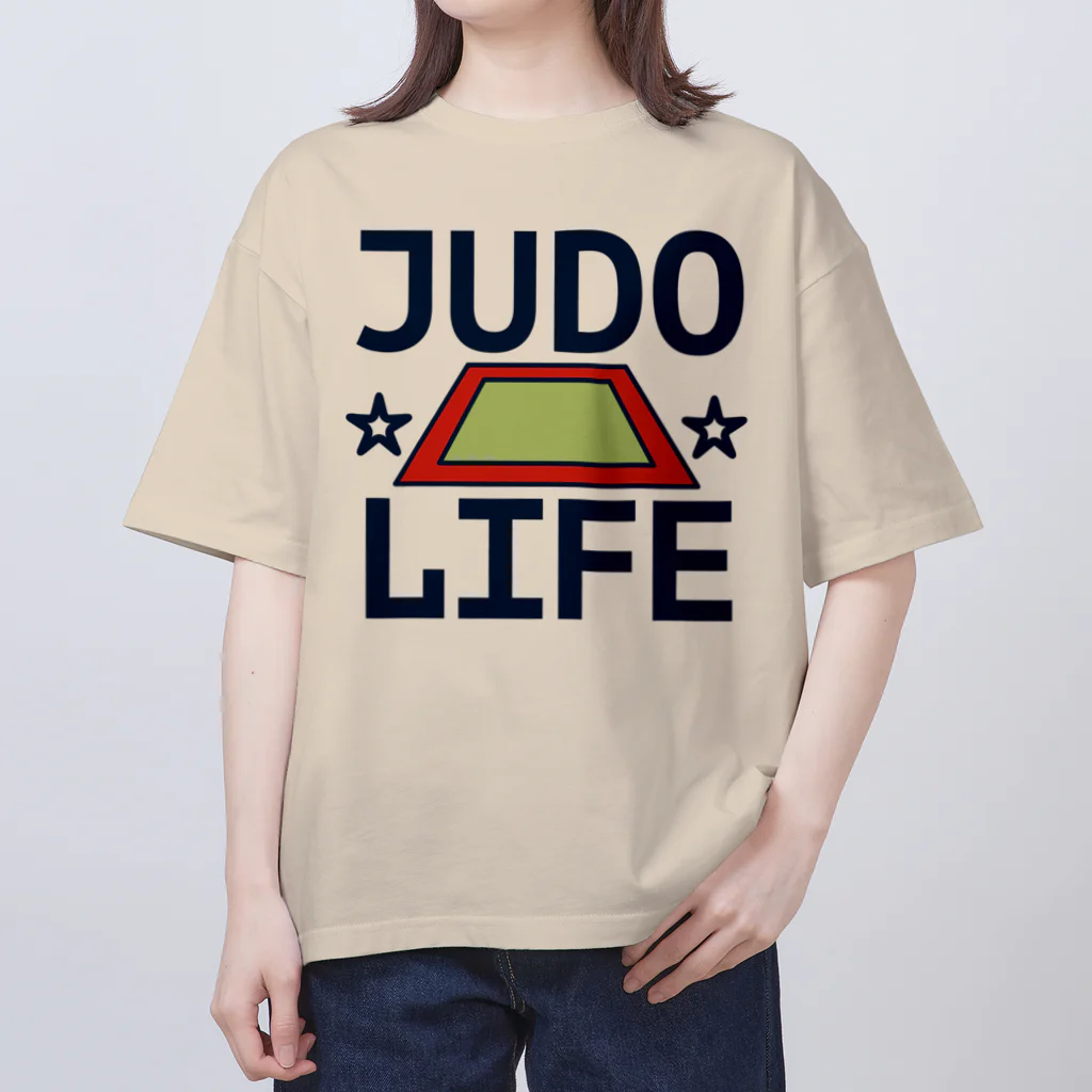 sports_tower スポーツタワーの柔道・JUDO・じゅうどう・グッズ・デザイン・武道・#Tシャツ・柔(やわら)の術・投げ技・固め技・当身技・格闘技・日本・柔術・男子・女子・かっこいい・かわいい・強靭・選手・柔よく剛を制す・世界・柔道場 オーバーサイズTシャツ