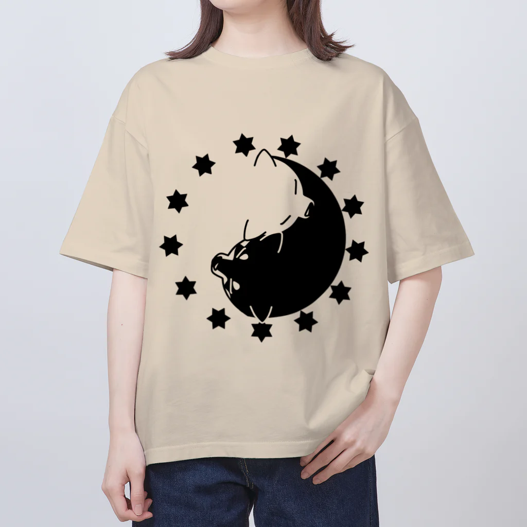 真希ナルセ（マキナル）の陰陽柴 Oversized T-Shirt