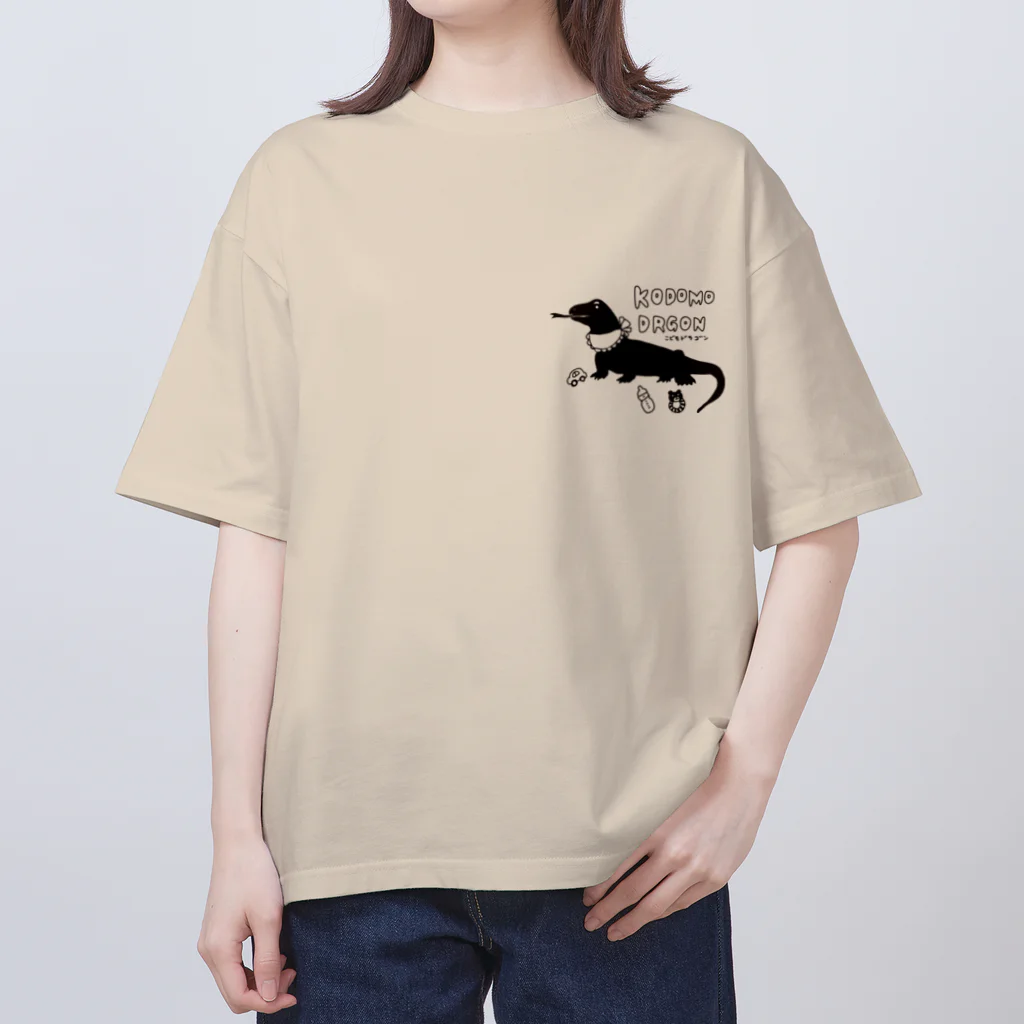 うぴお@インドネシアのコドモドラゴン（インドネシア） オーバーサイズTシャツ