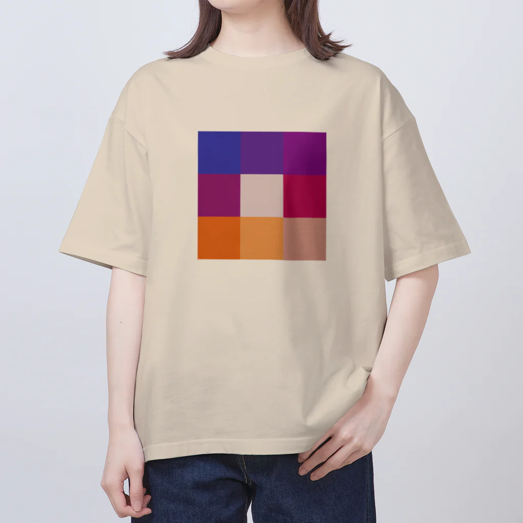 3×3 のドット絵のインスタ - 3×3 のドット絵 オーバーサイズTシャツ