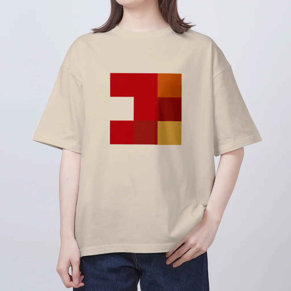 3×3 のドット絵のアンリマティス - 3×3 のドット絵 Oversized T-Shirt