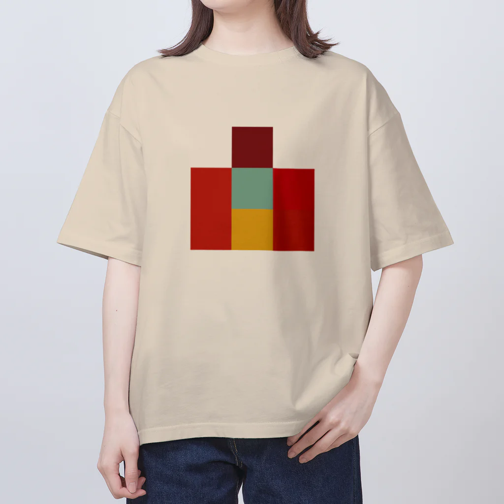 3×3 のドット絵のホアキンフェニックス - 3×3 のドット絵 オーバーサイズTシャツ