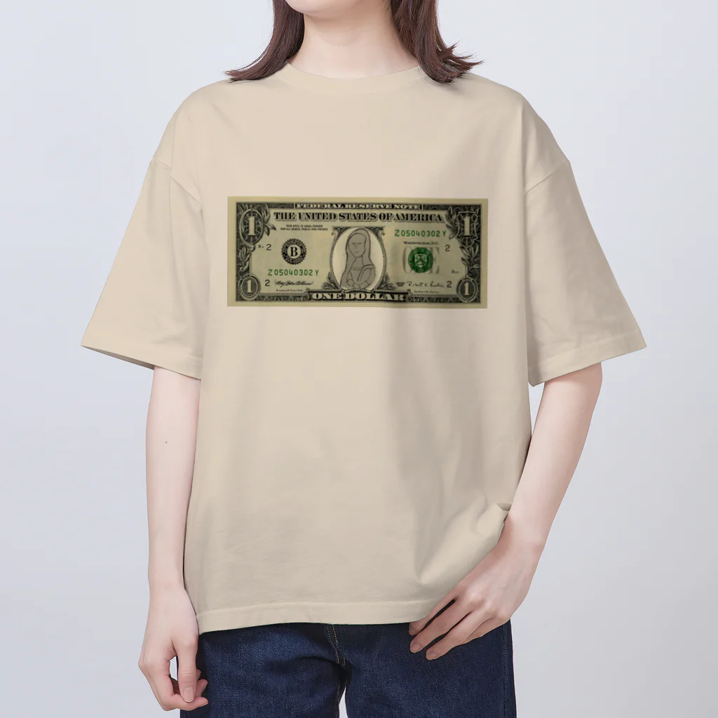 Genart0717のMonalisamoney オーバーサイズTシャツ