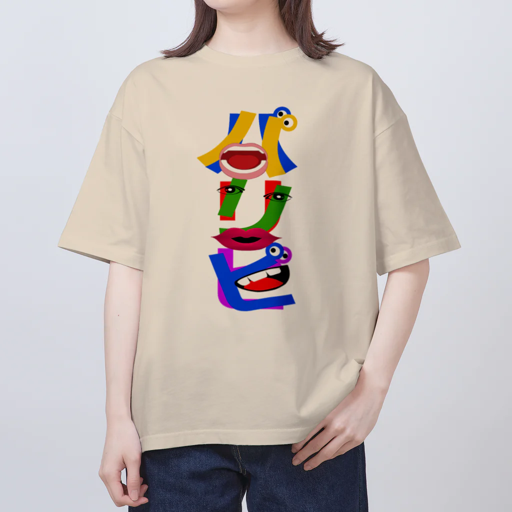 アインシュタインキャットのパリピ オーバーサイズTシャツ