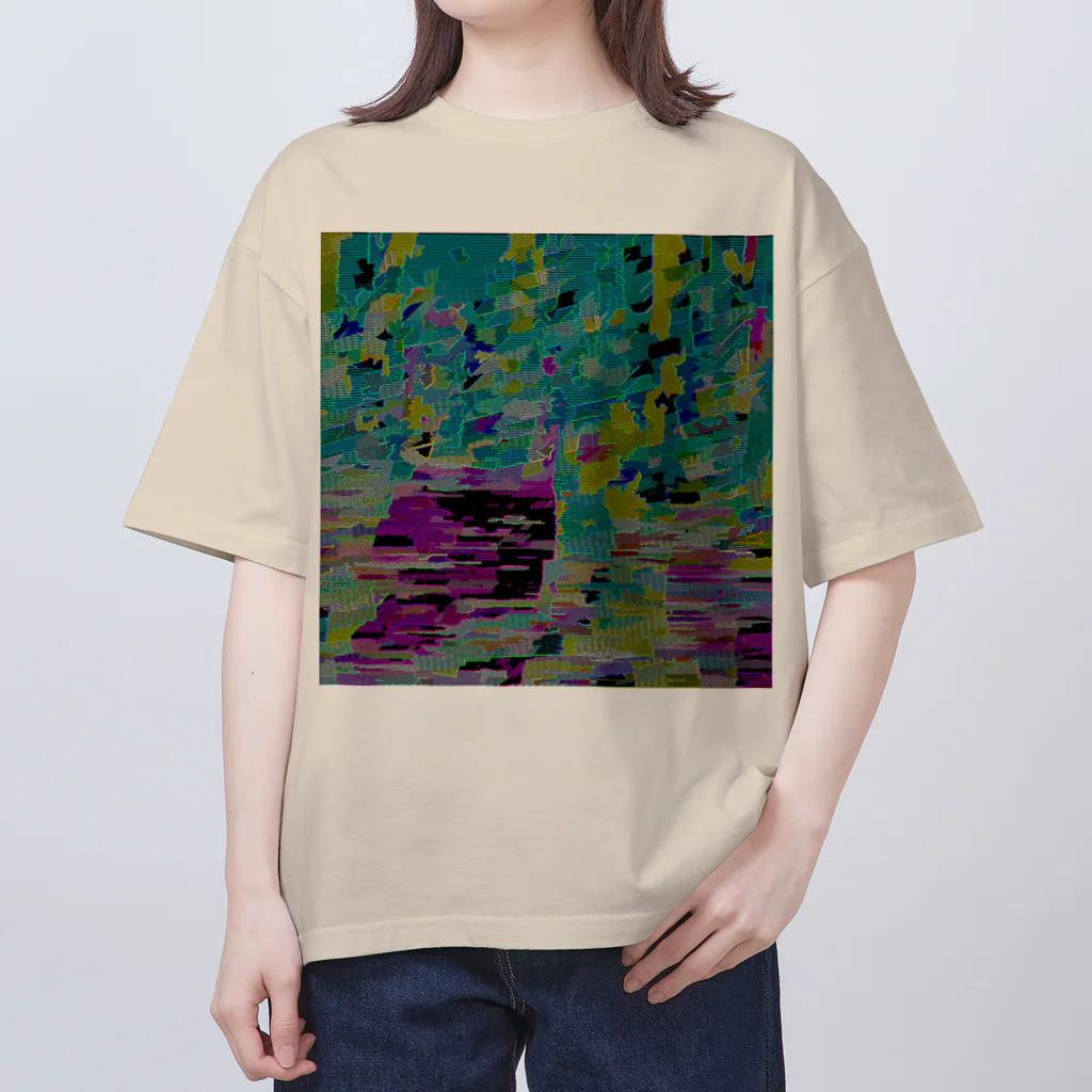 水草の地図A オーバーサイズTシャツ