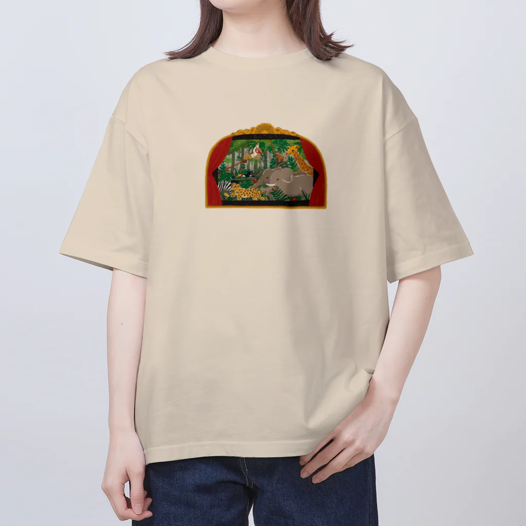 Ufufuyaの映画館のスクリーン オーバーサイズTシャツ