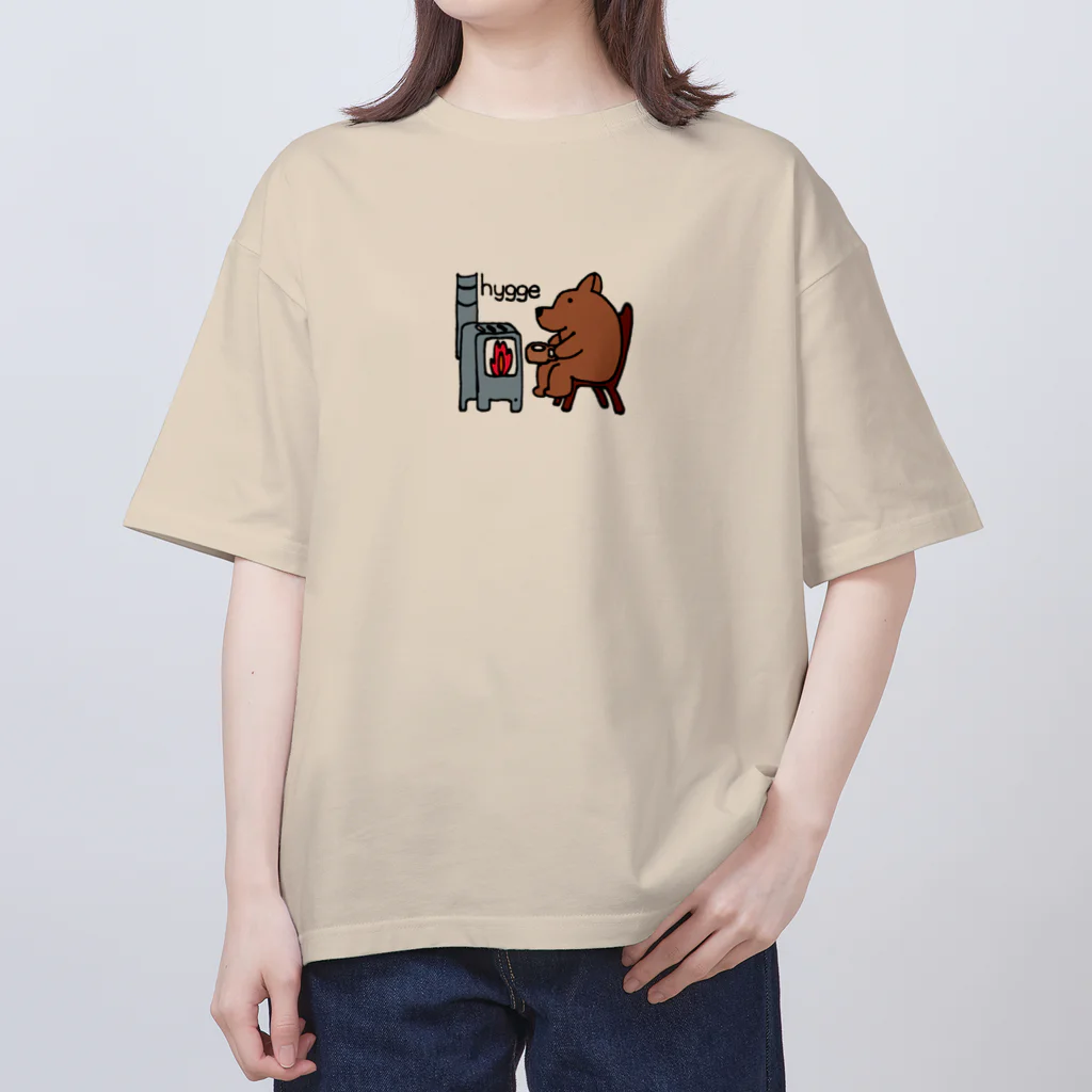 Nix de Silvaのhygge クマ　暖炉 Oversized T-Shirt