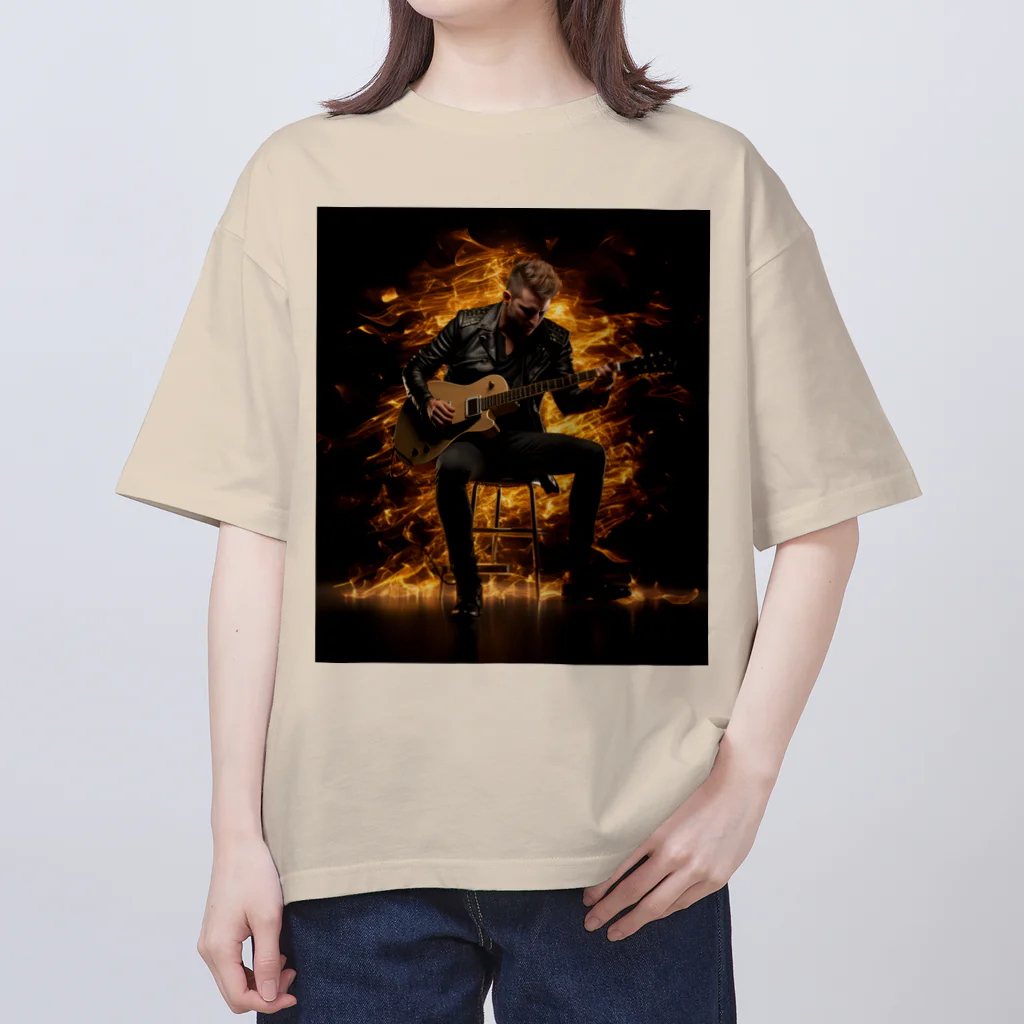 Phantom_Design_Studioのギタリスト Oversized T-Shirt