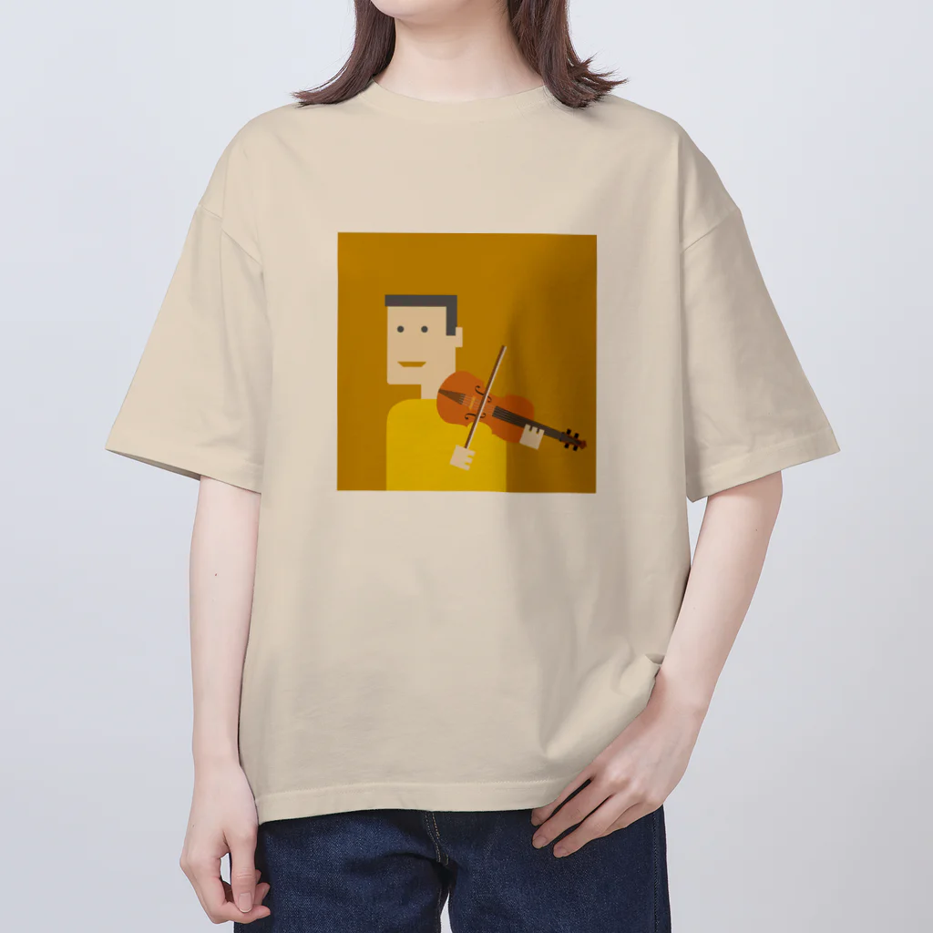 いまさしの意識低いバイオリン弾き Oversized T-Shirt