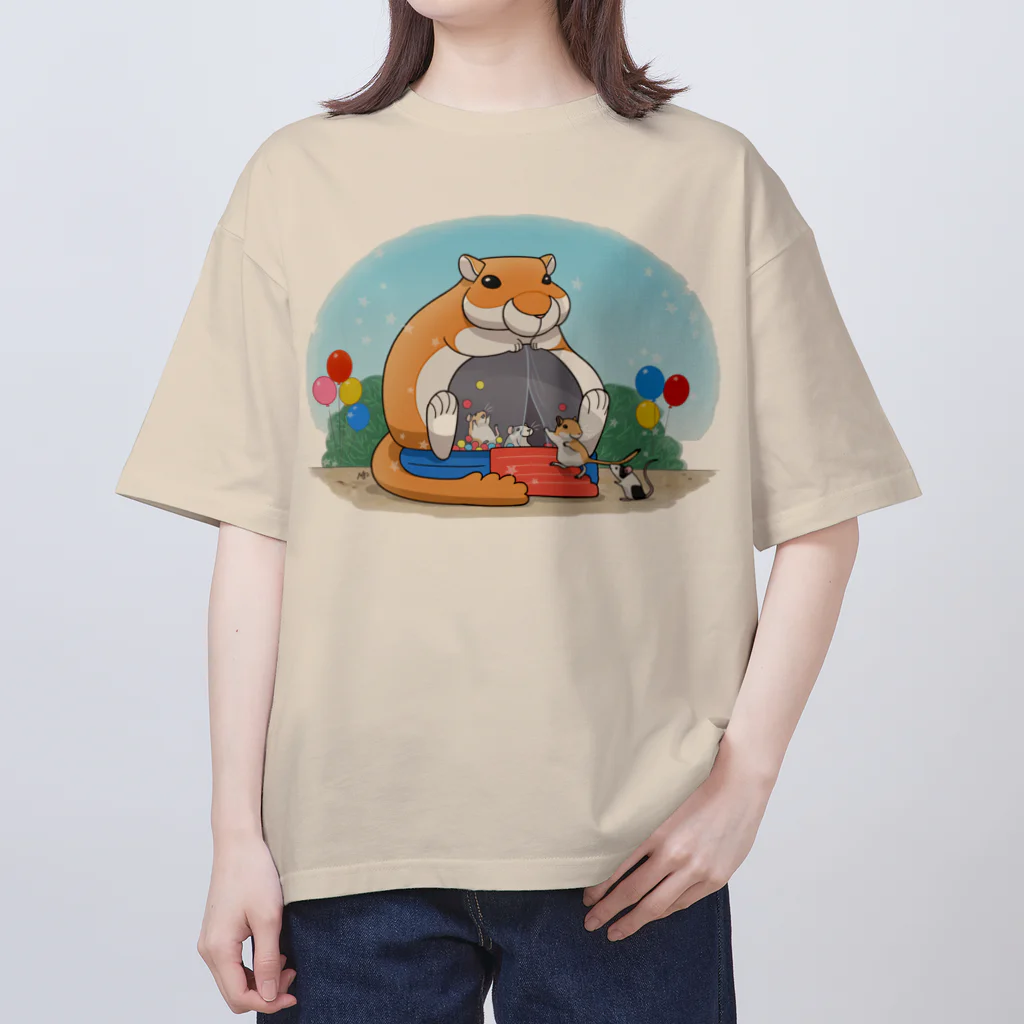 ねずりすSHOPのスナネズ・ボールプール オーバーサイズTシャツ