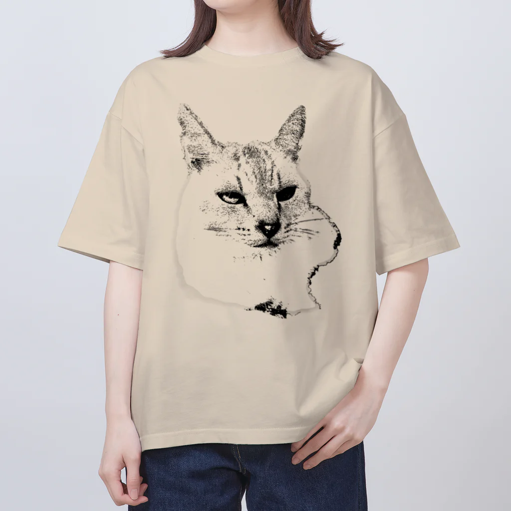 NIYAGO/NIYAGOのまろにゃんＴ2 Oversized T-Shirt