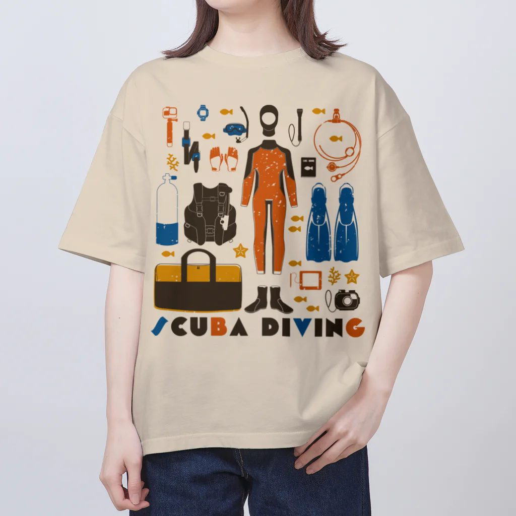 シマノカタチのSCUBA DIVING  オーバーサイズTシャツ