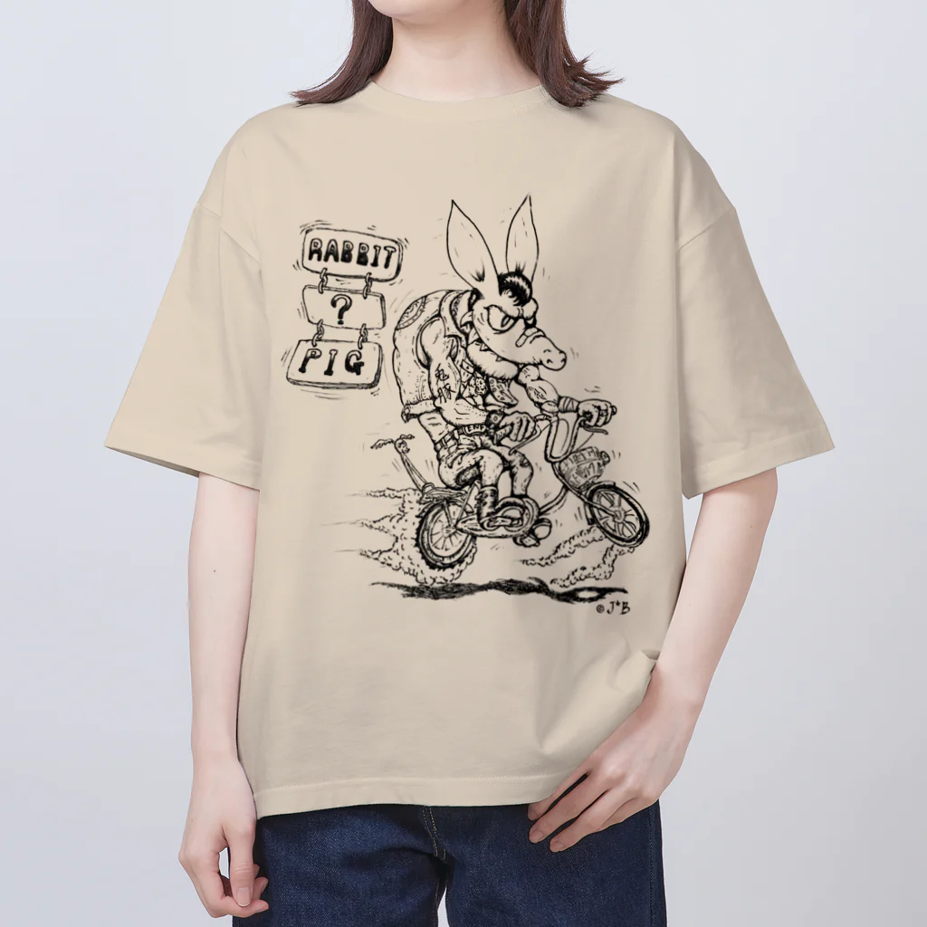 Lad Label co.の兎豚その１ オーバーサイズTシャツ